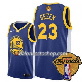 Camiseta Hombre NBA Golden State Warriors Draymond Green 23 2018 NBA Finals Nike Azul Swingman